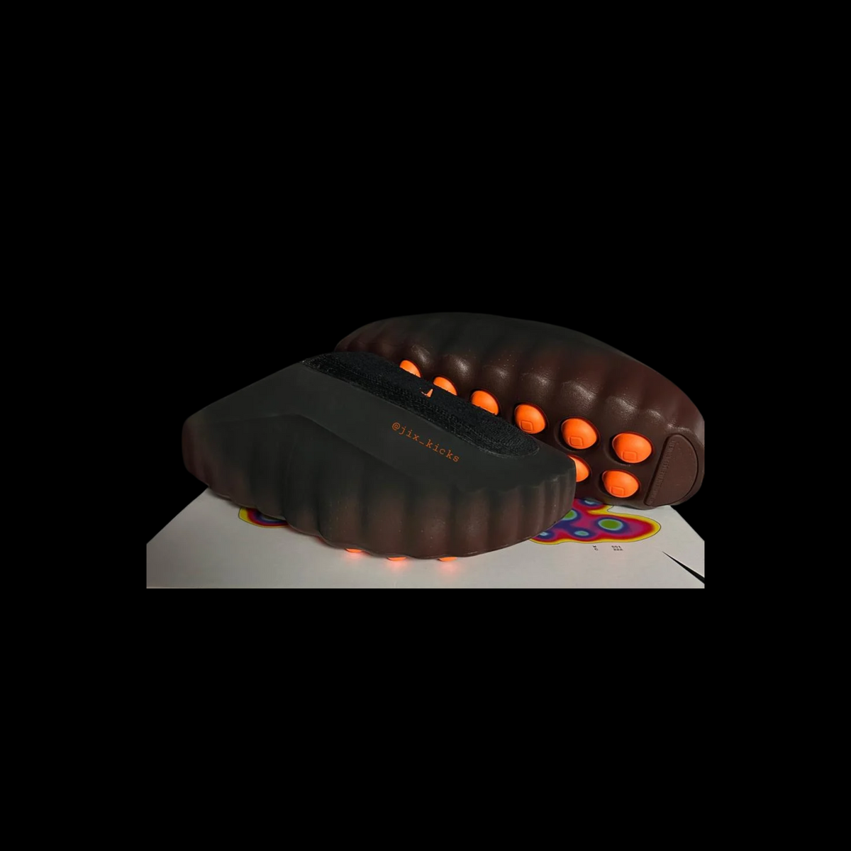 Nike Mind 001 Flyknit Slide Bronze Eclipse Total Orange